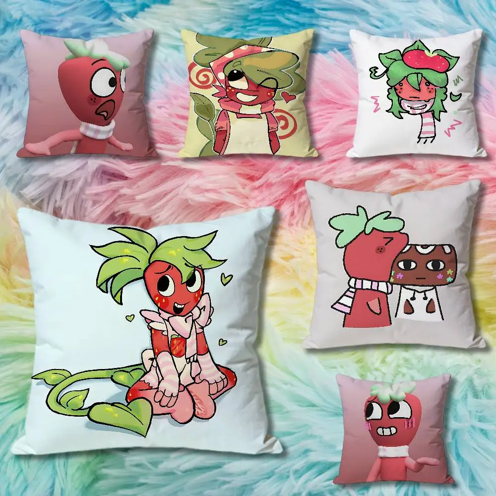 

D-Dandys W-Worlds Sprout Anime Celebrity Merchandise All-Match Printed Pillow Case Sofa Car Office Room Decoration Protector