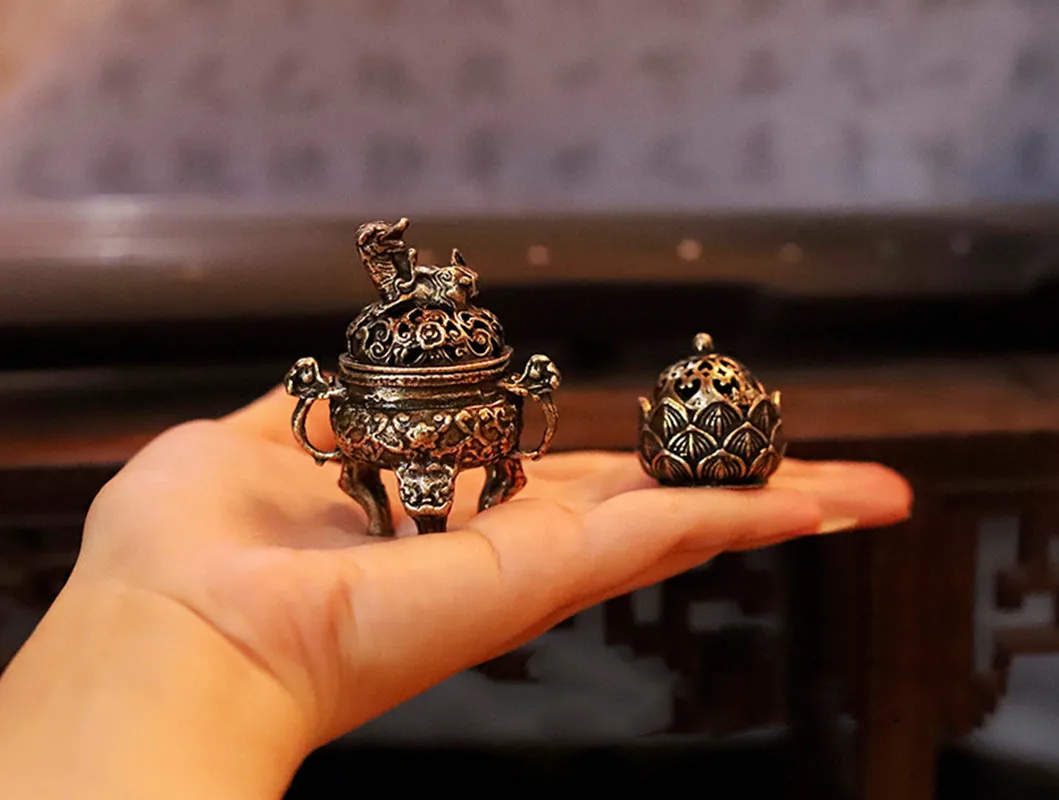 

BJD doll accessories suitable for 1/3 1/4 Uncle size house antique mini decoration photo prop incense burner