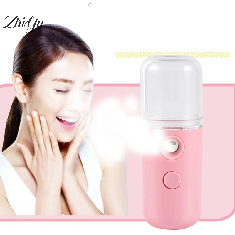 30ml USB Portable Face Ultrasonic Humidifier Rechargeable Nebulizer Face Care Beauty Tools