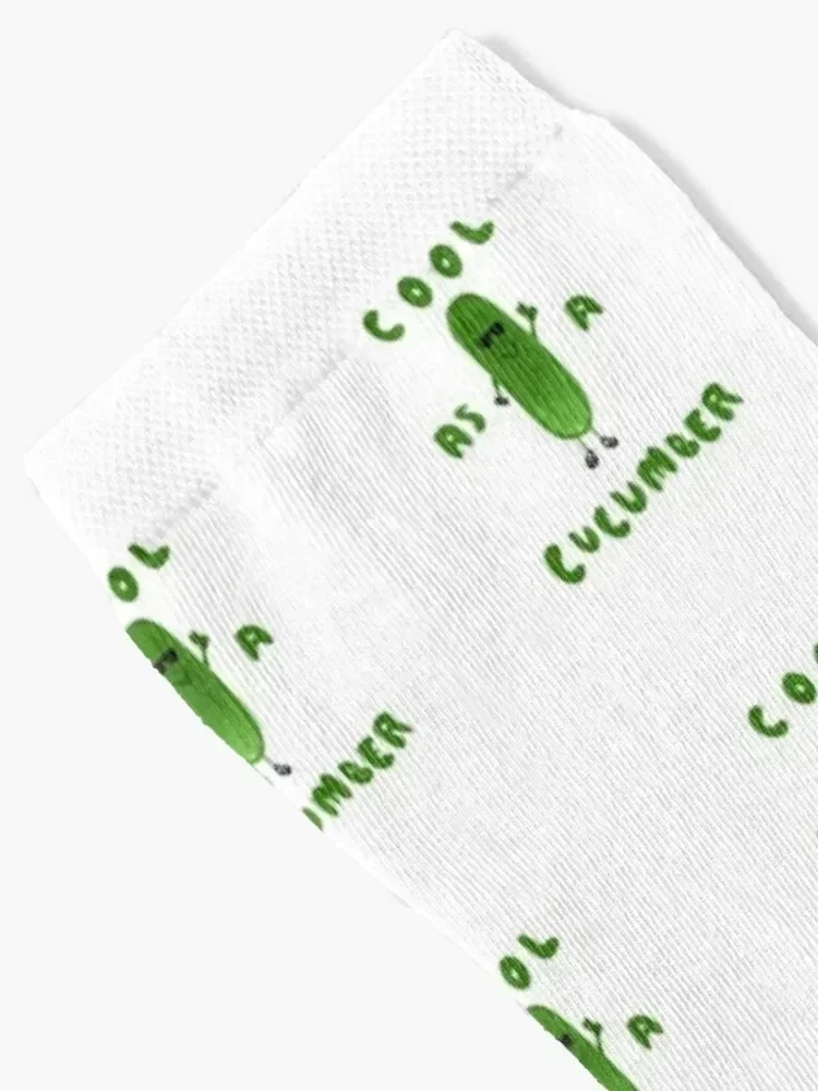 Cool as a Cucumber Socks Heating sock kids funny gift basketball Socks Male Women's