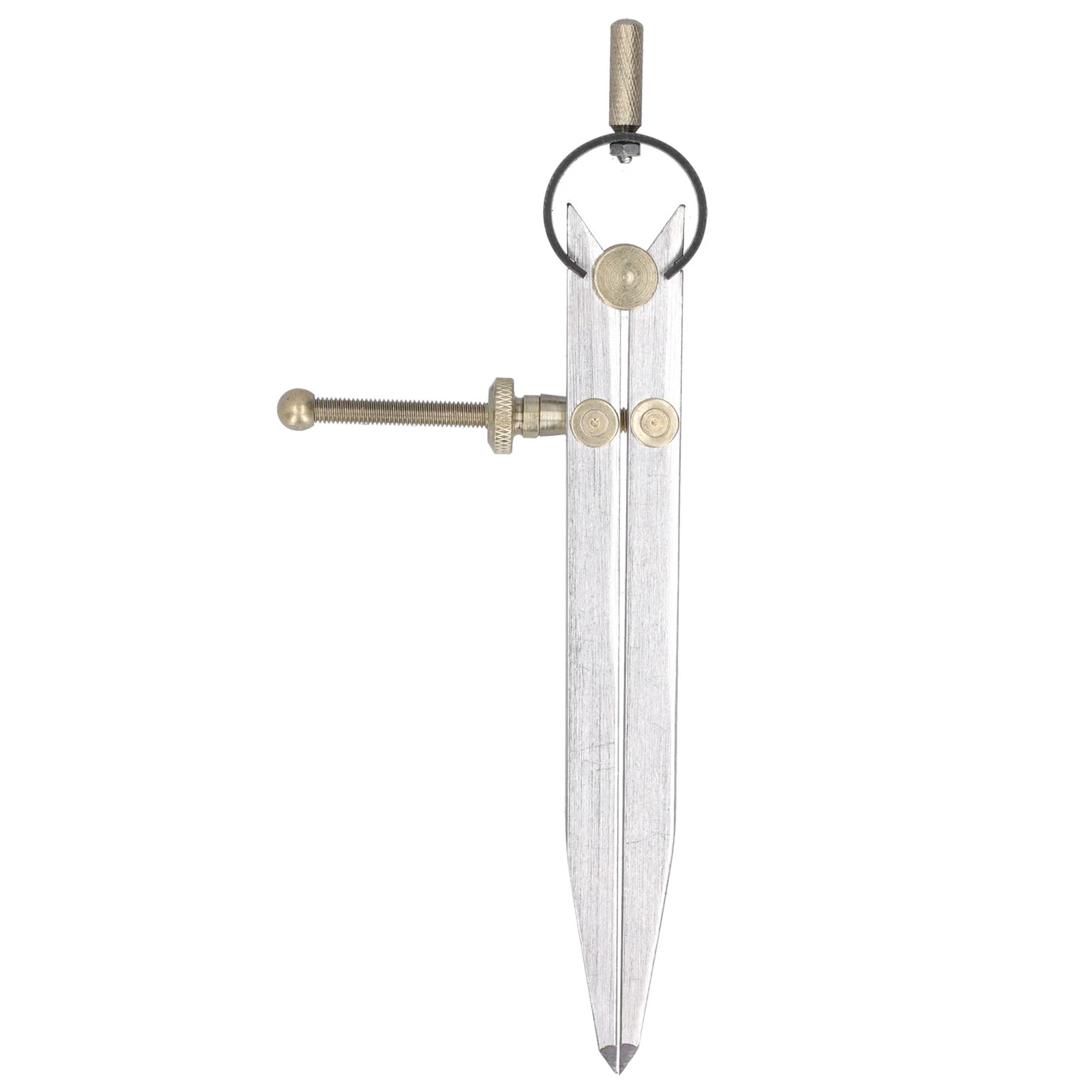 Spacing Gauge Adjustable Wing Divider Leather Craft Drawing Compasses Woodworking Tools