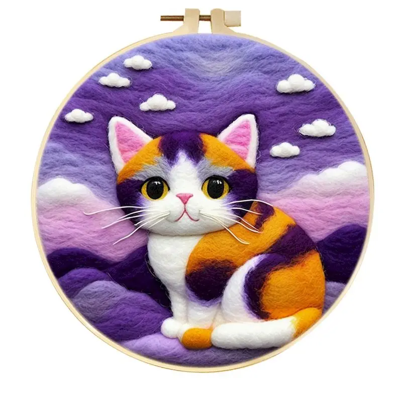 DIY Wool Felting Kit for Beginners, Complete Set