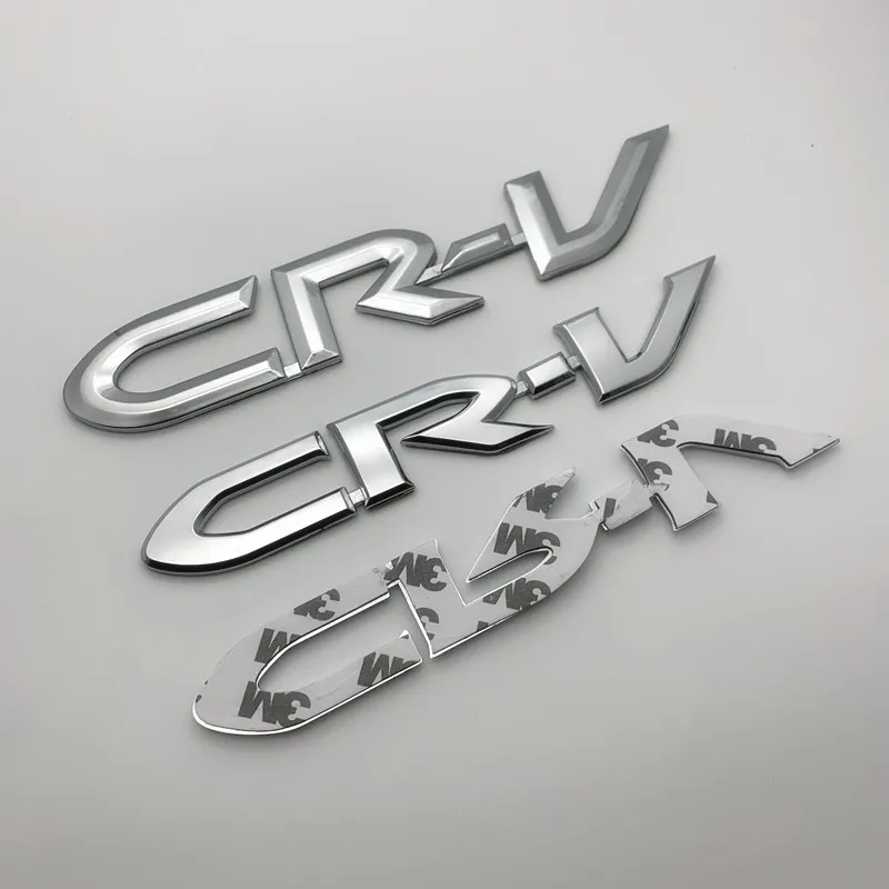 

1pcs CRV CR-V 3D ABS high quality car Letter Emblem Rear tail trunk Decals badge sticker Decal styling auto Accessories