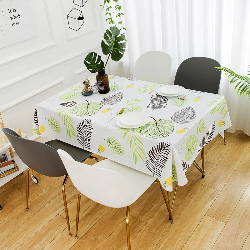 Nordic Ins Tablecloth Waterproof and Oil Resistant Simple Tablecloth Dormitory Tablecloth Dormitory Nappe Rectangulaire Nappe