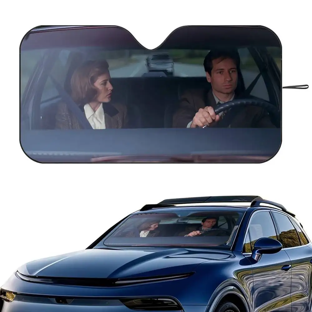 

X-X-Files TV Series Car SunShade Windshield Foldable Three-layer Insulation Sunshade By Suction Cup Blocks UV Rays Sun