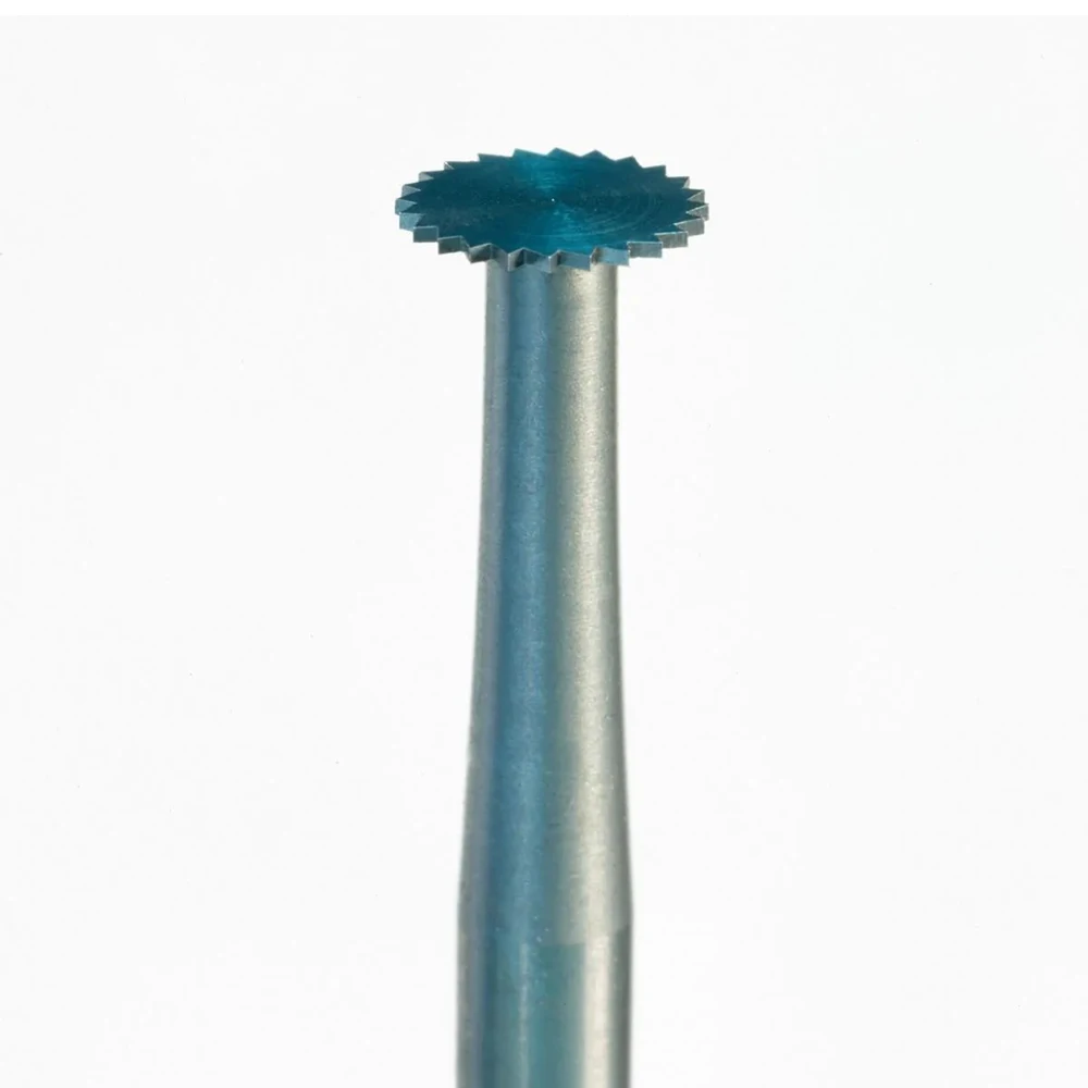 SUPER Q 45 Wheel Cutting Saw Bur 6Pcs 2.35mm Shank Jewelers Tool Low Vibration For Efficient Precious Metal Removal