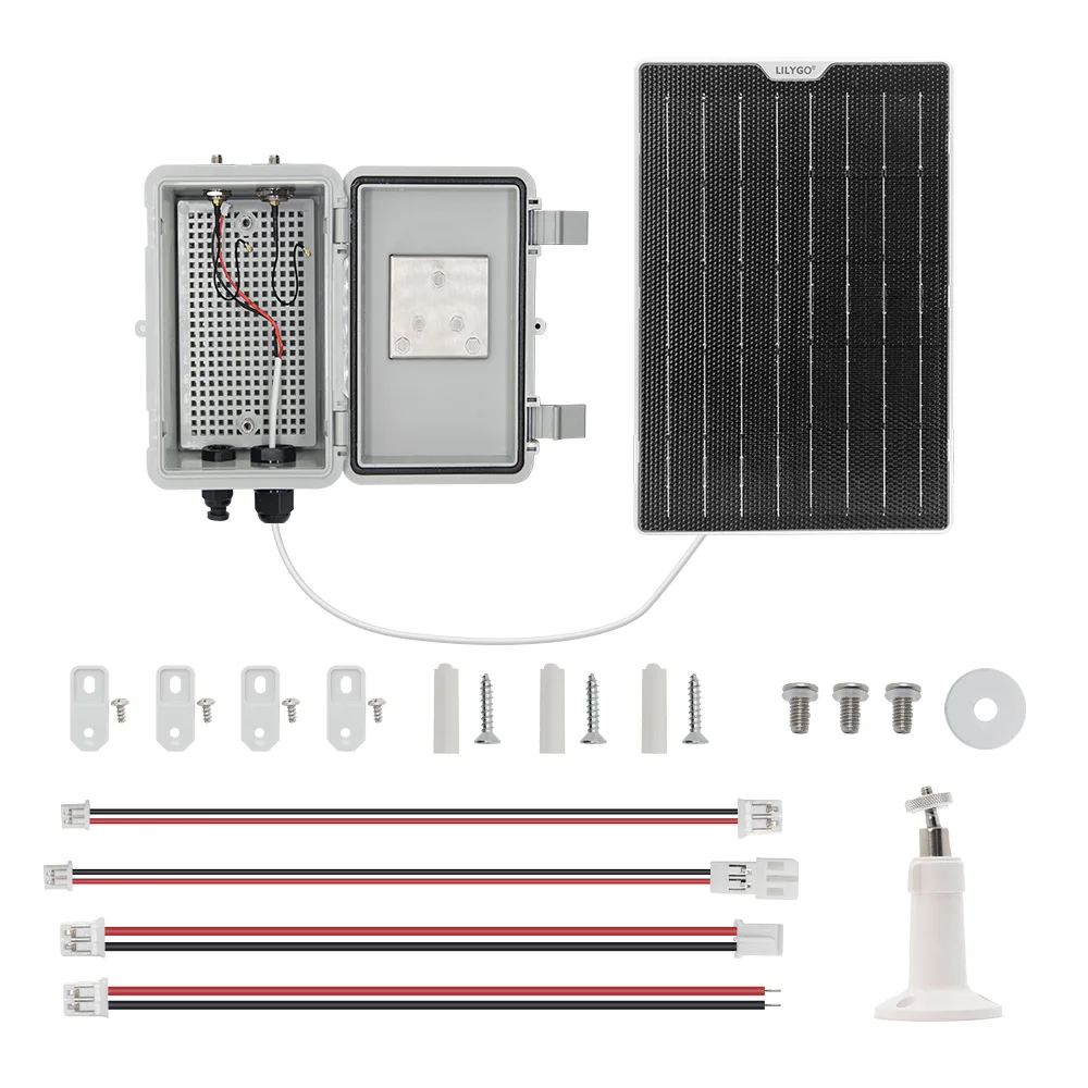 LILYGO ® T-Solar Kit Solar-Lade-Erweiterungsplatine mit wasserdichtem Gehäuse, unterstützt Mainboard, Outdoor-Einsatz, 4,4–6 V Stromversorgung – Detail 12