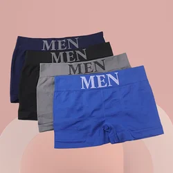 Lot Men's Panties Underwear Boxers Breathable Man Boxer Solid Underpants Comfortable Male Male Brand Shorts Black Blue Underwear