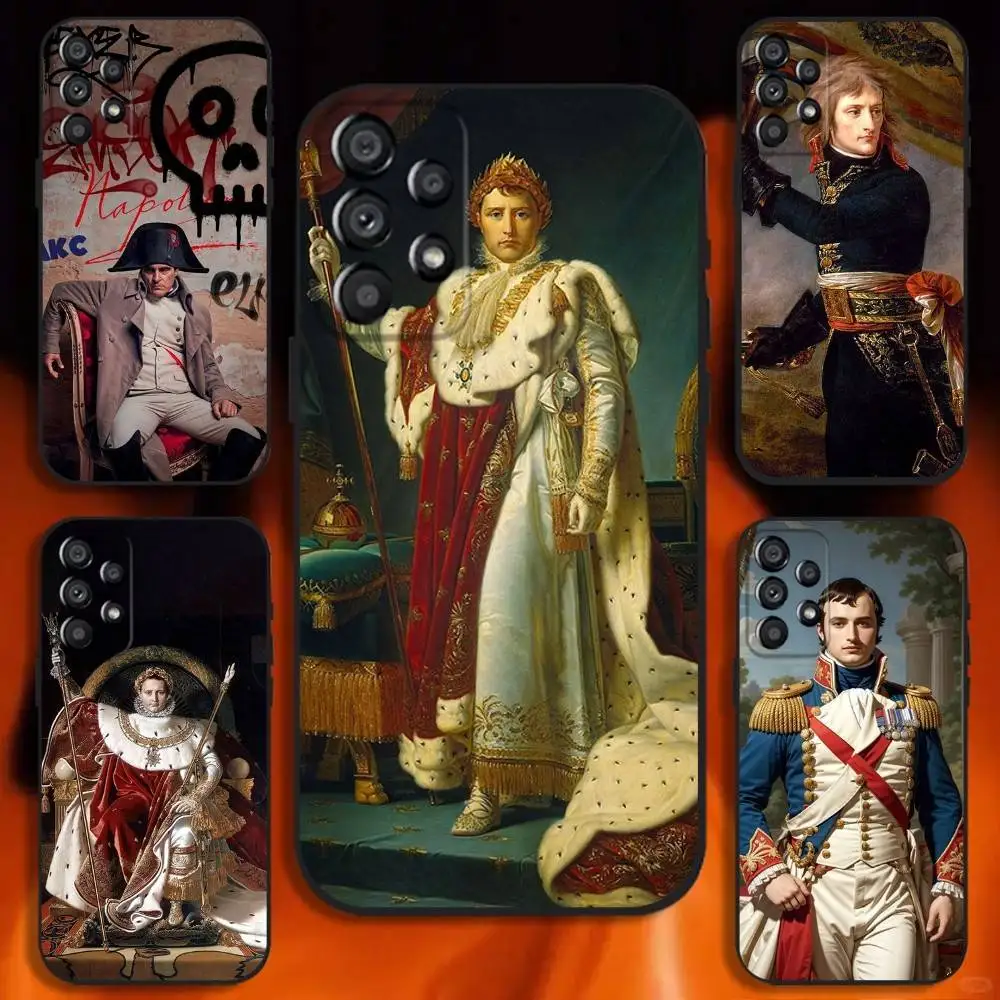 

Napoleon Phone Case For Samsung Galaxy A20,A21s,A22,A31,A32,A52,A53,A72,73,A80 Soft Black Cover