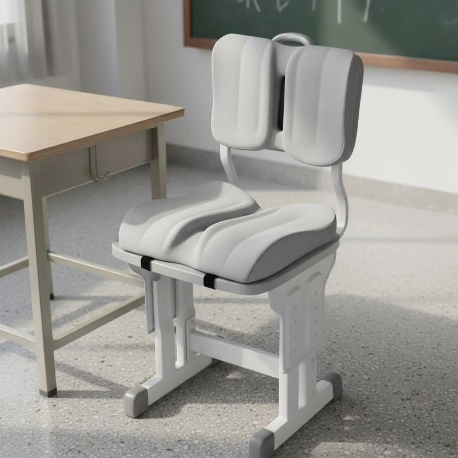 Posture Correction Seat Cushion for Kids Students Ergonomic Chair Pad for Classroom Stool and Study Desk