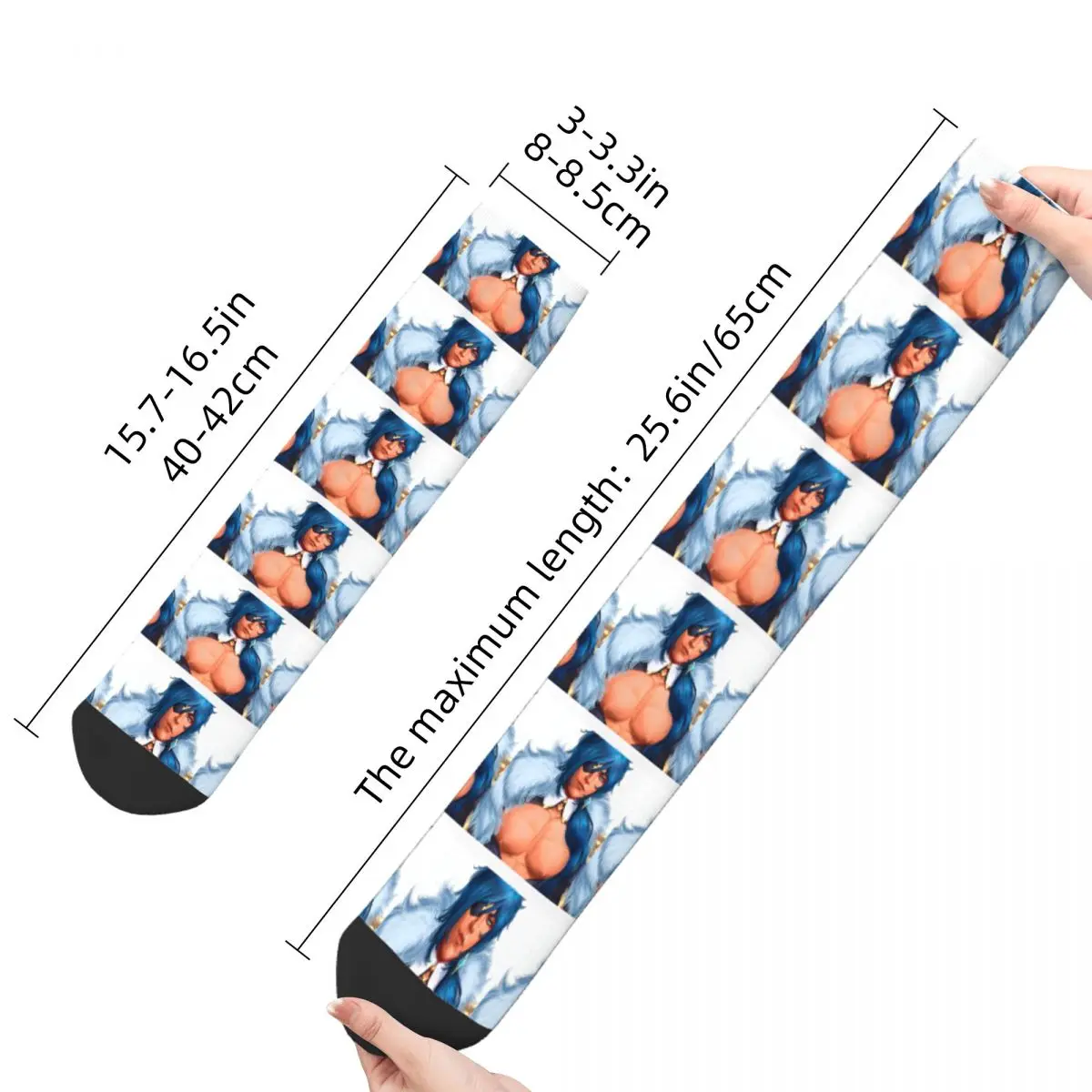 Sexy Kaeya Genshin Impact Socks Men Women Casual Anime Socks Harajuku Spring Summer Autumn Winter Socks Gift