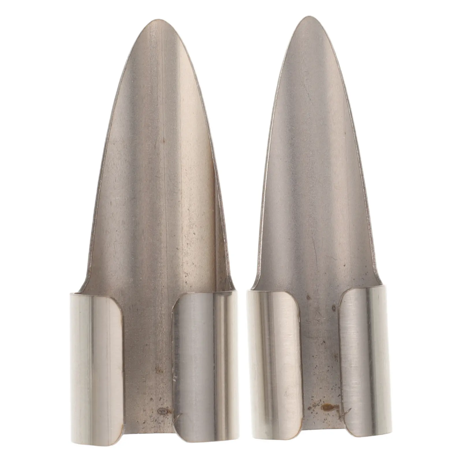 2Pcs Stainless Steel Finger Nail Guards Adjustable Seafood Shelling Tool Oyster Shucking Accessories Kitchen Shellfish Cutter