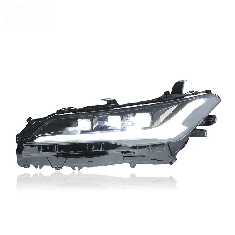 Suitable for 2019-2024 Toyota Avalon Headlight Assembly Modified High-End LED Laser Lens Turn Signal Daytime Running Light