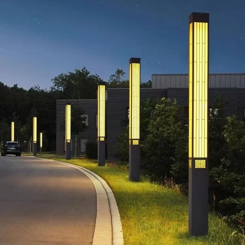 

Outdoor Waterproof Courtyard Light Head High Brightness High Pole Lamp for Park Villa Community Road Lighting