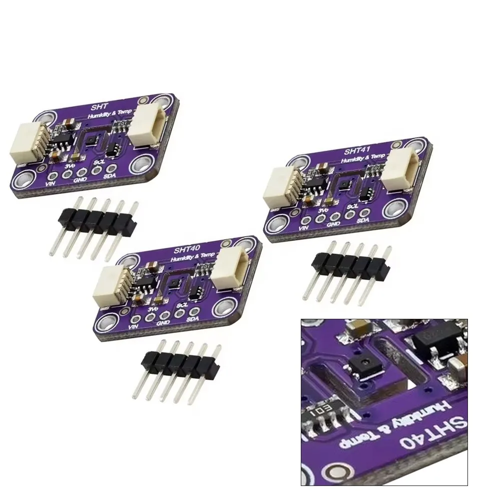 SHT40 SHT41 SHT45 Humidity Temperature Sensor Module For HVAC Systems Refrigeration Units Building Automation Controllers
