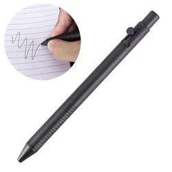 1 Pc Titanium Alloy Tactical Pen Portable Waterproof Writing Pen EDC Camping Equipment Outdoor Camp Emergency Kit Ball Point Pen