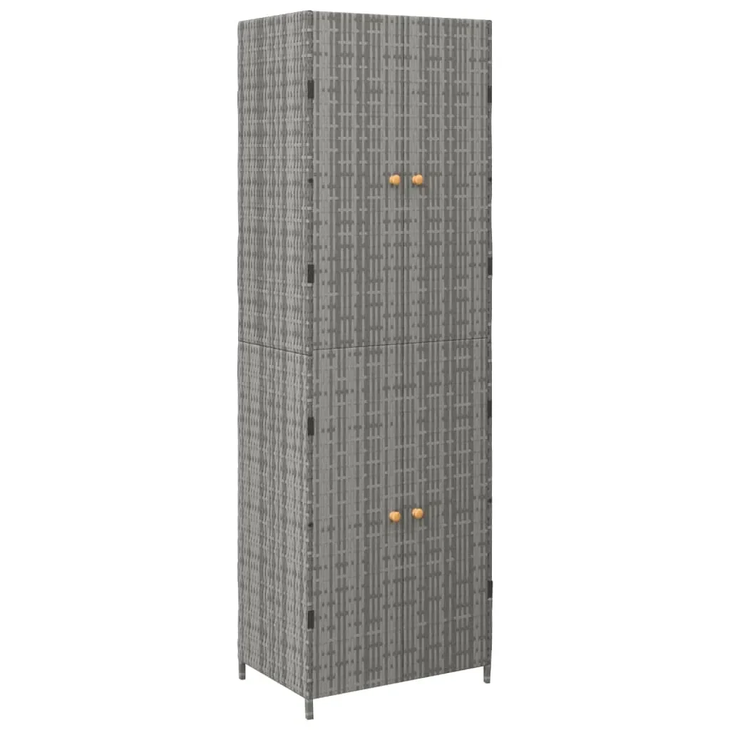 Garden Storage Cabinet Gray 23.2