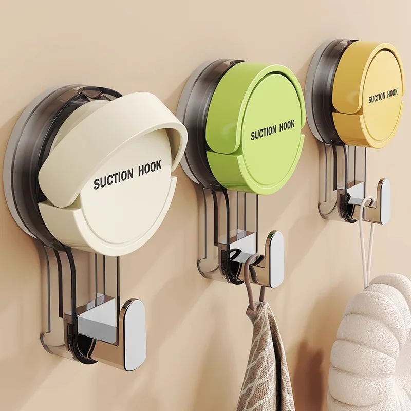 1/2PCS Suction Cup Hooks,Removable Hooks for Bathrooms Kitchens and Toilets,No Punching Wall Vacuum Hook for Home Organizer