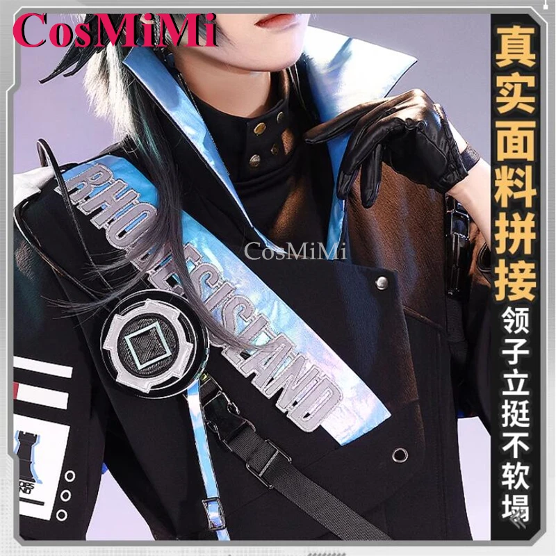 CosMiMi Game Arknights Logos Cosplay Costume Gorgeous Fashion Handsome Combat Uniforms Carnival Party Role Play Clothing S-XL