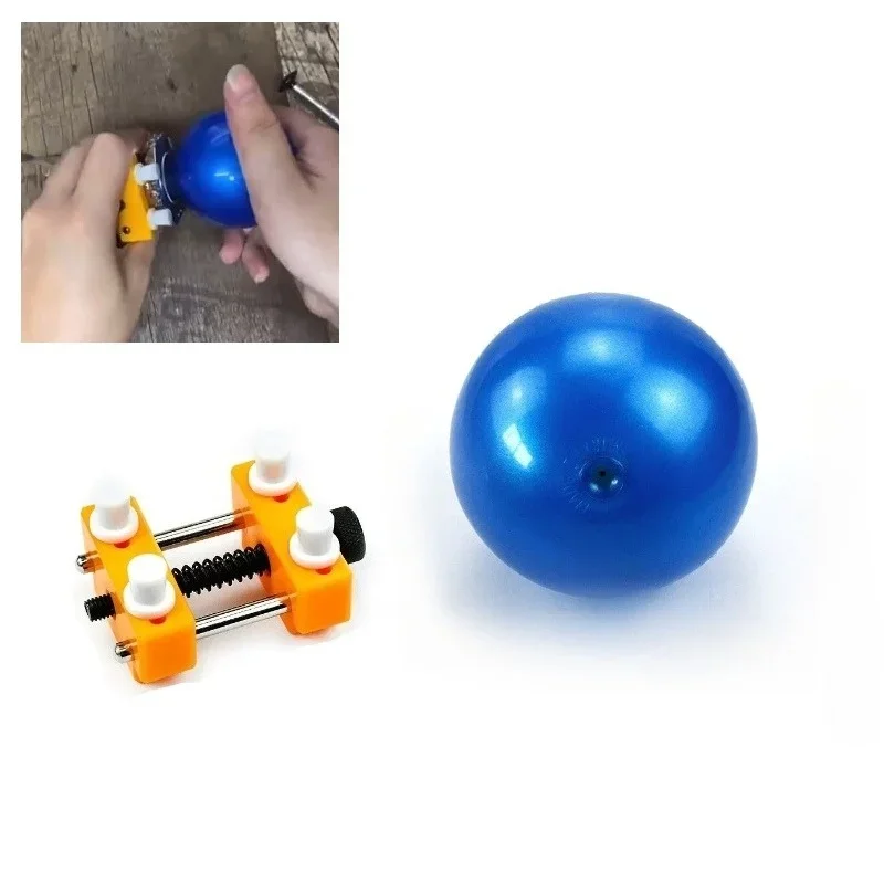 حافظة ساعة زرقاء كرة مفتوحة بقطر 7 سم، مطاط متين وآمن وموثوق، كرة احتكاك محمولة لأداة إصلاح احترافية