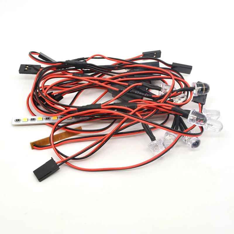 MX-07 Vorder- und Rück-LED-Lichtset 8786 für MX-07 MX07 MX 07 1/7 RC Auto Ersatzteile Zubehör [Nr.68 Spielzeug]