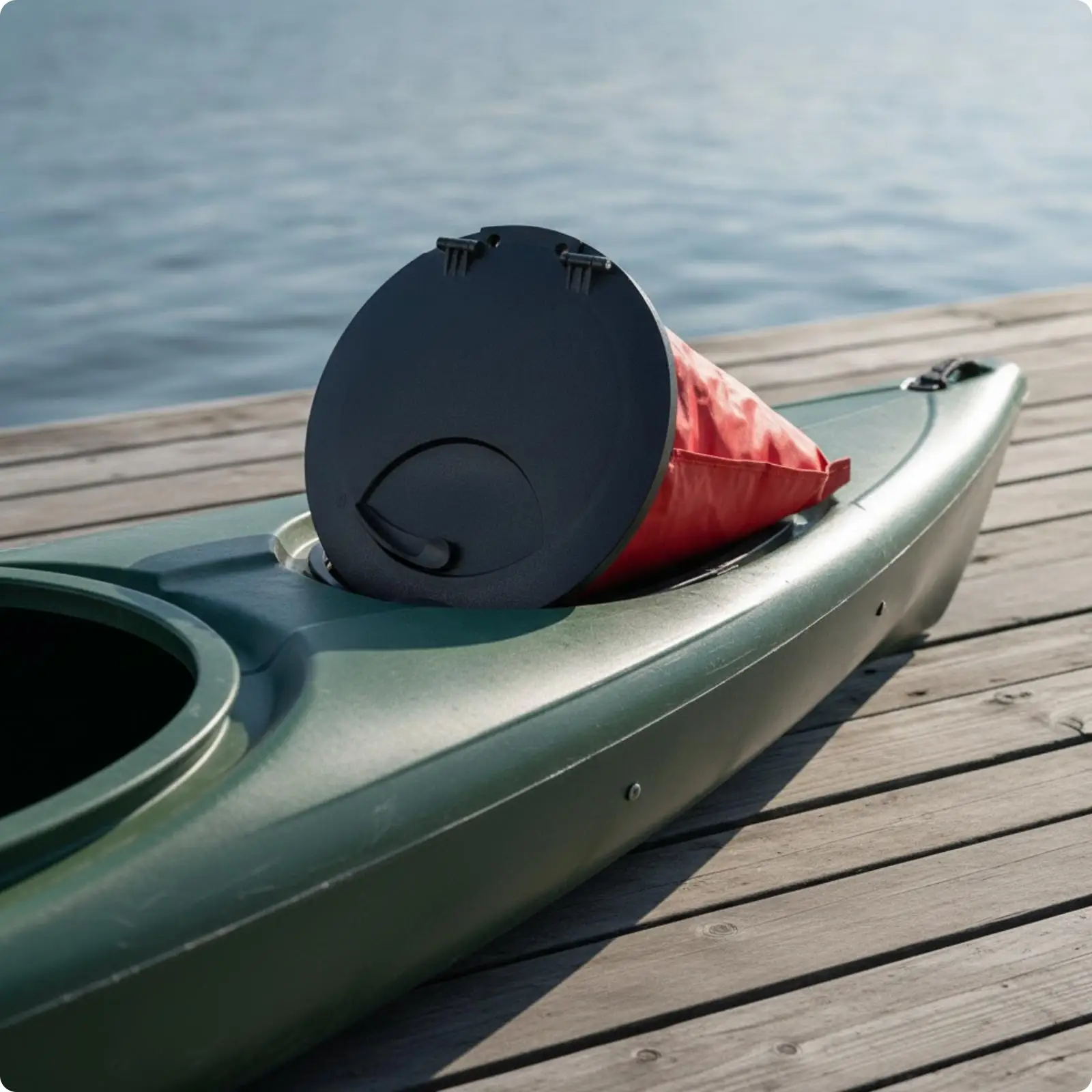 Durable Kayak Hatch Cover Waterproof Boat Deck Access Cover Built in Handle for Secure Kayak Storage