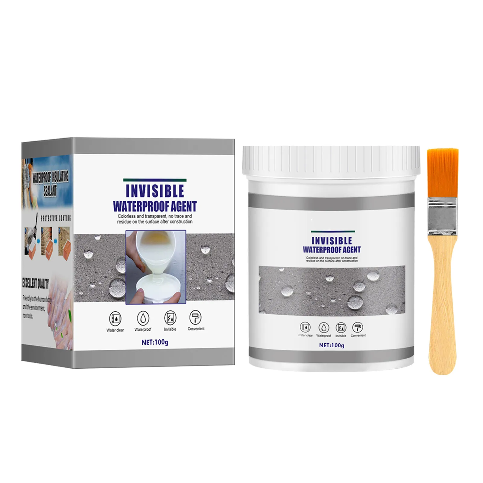 300g Waterproof Agent Toilet Anti-leak Nanos Glue Leak-trapping Repair Tools Waterproof Agent Anti-Leaking Sealant Repair Glue