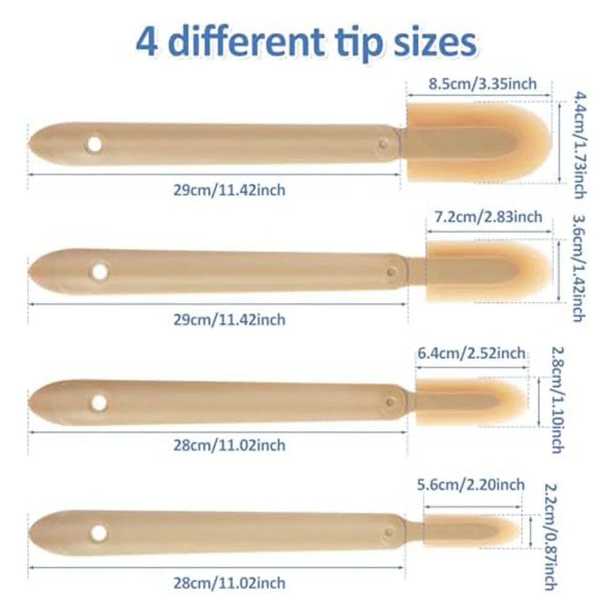 L74A 8Pcs Rubber Caulking Tool Kit Reusable Caulk Finishing Tool Spatula Spreader Smoothing Tool for Brick SkirtingKitchen