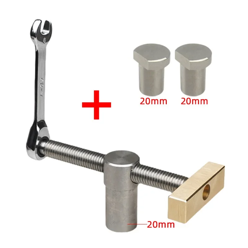 Workbench Desktop Quick Fixture 19/20MM Hole Adjustable Fast Fixed Clip Stop Dog Woodworking Benches Carpentry Clamp Tool