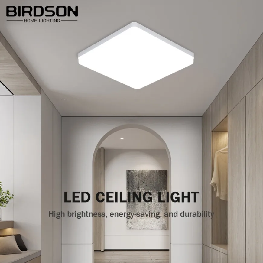 

Modern LED Ceiling Light Square High Brightness Home Light 18W24W36W48W Living Room Bedroom Dining Room Indoor Lighting 85-265V