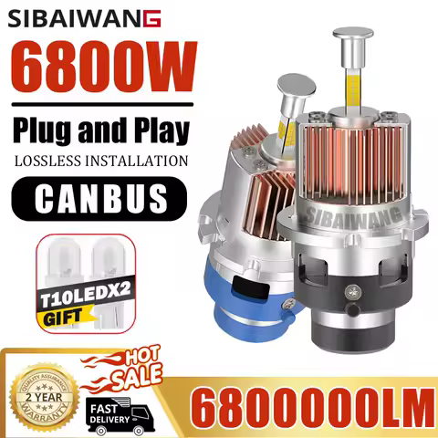 360 Led D1S D3S D2S D4S LED Headlamp D2R D4R Led Car Headlight Bulb Canbus HID D8S D8R D1R D3R Xenon Light Car Bulbs 6800W 6000K