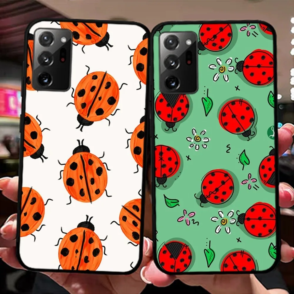 Seven Star Ladybug  Phone Case For Samsung Note 8 9 10 20 pro plus lite M 10 11 20 30 21 31 51 A 21 22 42 02 03