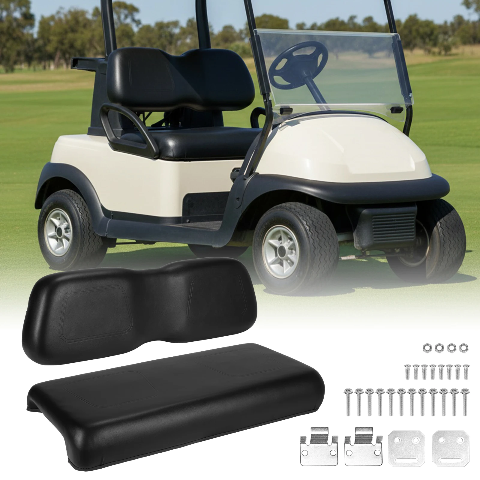 

Golf Cart Front Cushion Set 102076601 102076602 Golf Cart Front Seat Replacement Cushion for Club Car DS 2000.5 and Up Models