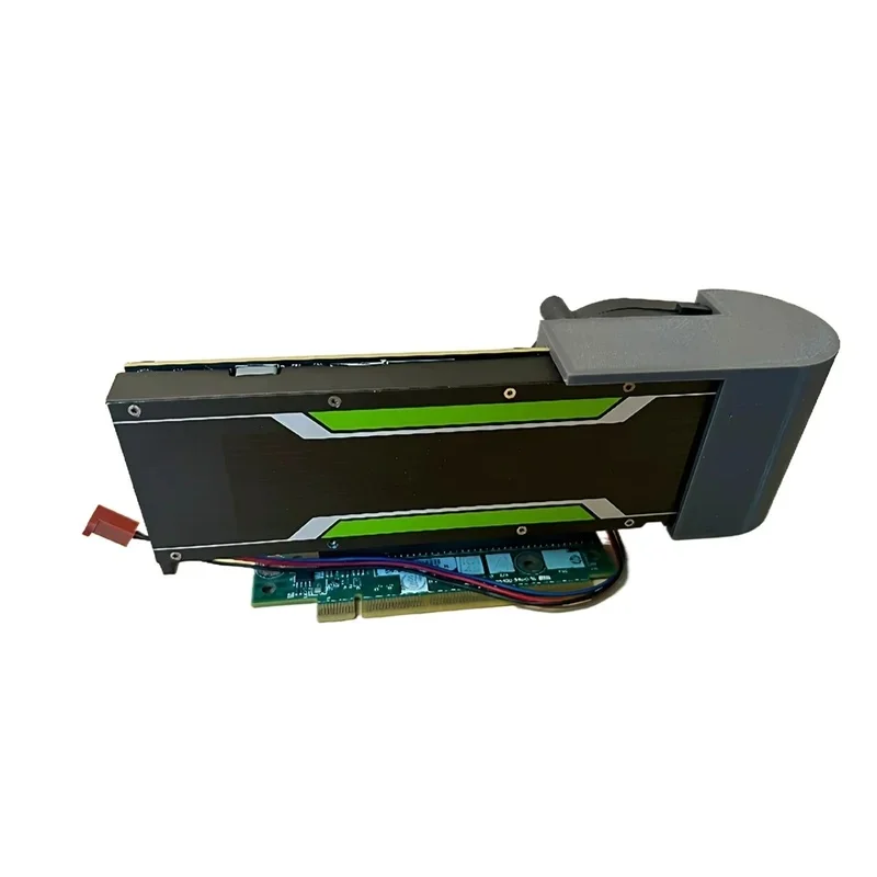 100% New U‑Shaped Turbo Fan Cooling Mod FOR NVIDIA Tesla P4 T4 M4 Low‑Profile Compute GPU
