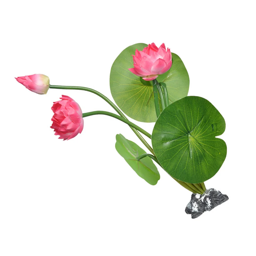 

Lotus Flower Decorations for Sushi Plates Pink ArtificialFlowers Dish Adornment Sashimi Accessory Tabletop OrnamentFlower