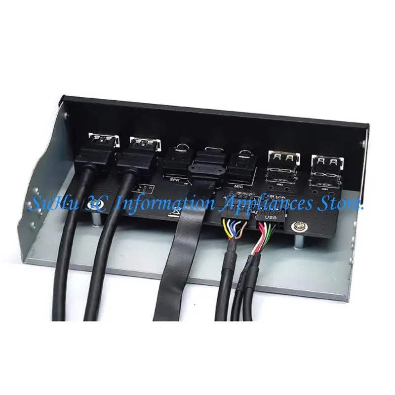  USB3.0 Front Panel USB Hubs USB TypeC 3.5mm Earphone + 2 Port USB3.0 /2.0Hubs