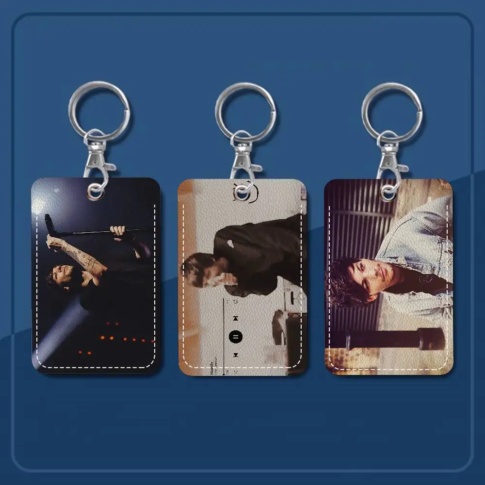 Classic Singer L-Louis T-Tomlinson Holder Keychain With Keychain For Access Card Bus Pass & Card Credit ID Bank Card