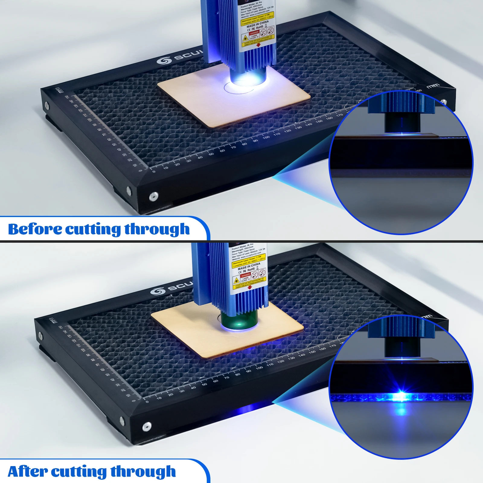 SCULPFUN Laser Cutting Honeycomb Working Table Board Platform for CO2 or diode Laser Engraver Cutting Machine