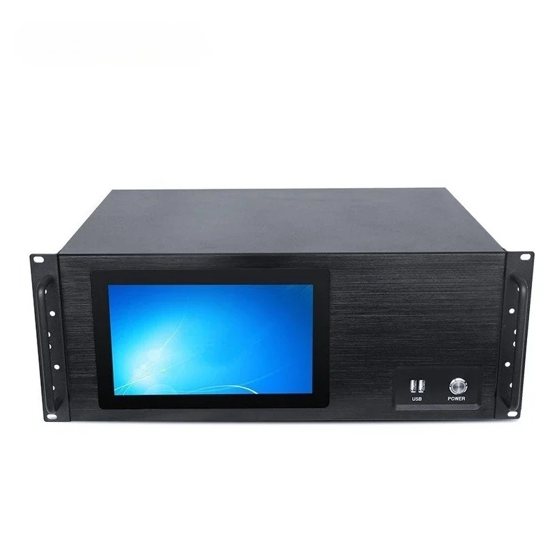 4U touch industrial control cabinet dual network port rack industrial computer machine vision shelf industrial computer host
