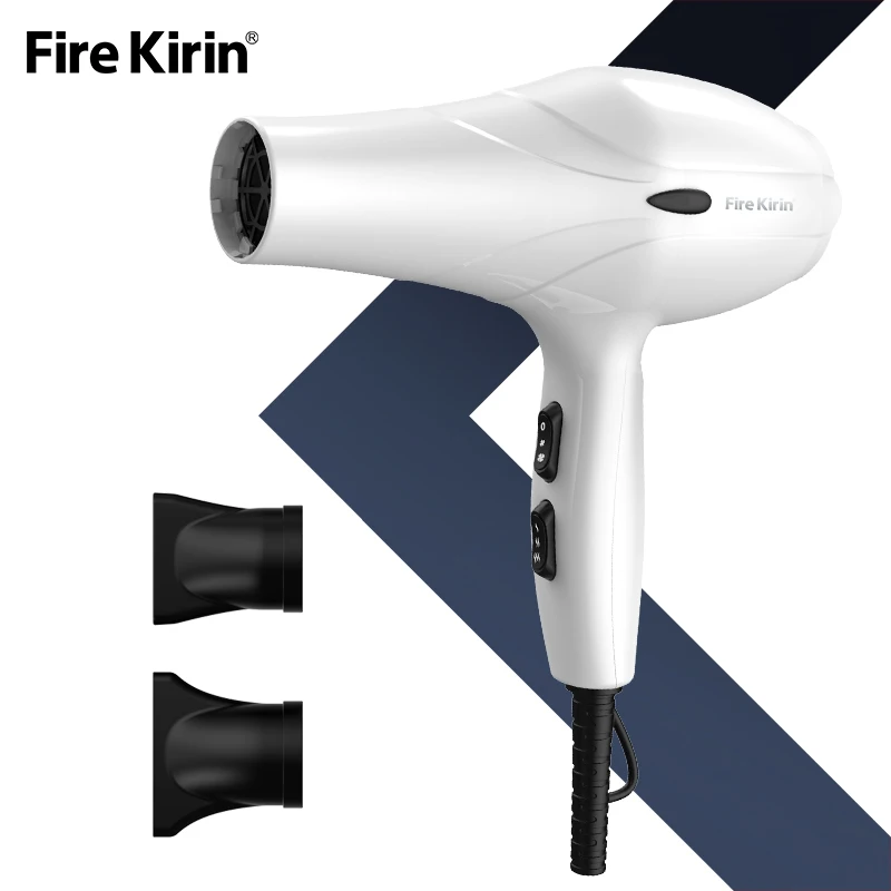 Firekirin Hair Dryer  Professional Salon Ac  Motor  2000w  Strong Wind  Hair Dryer the Best Salon Hair Dryer OEM Long Power Plug