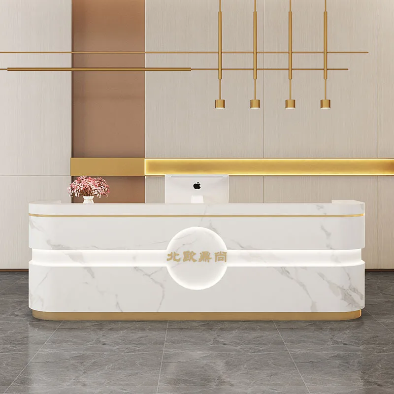 Bar checkout page Reception desk Clothing shop Beauty salon Reception desk Stainless steel counter