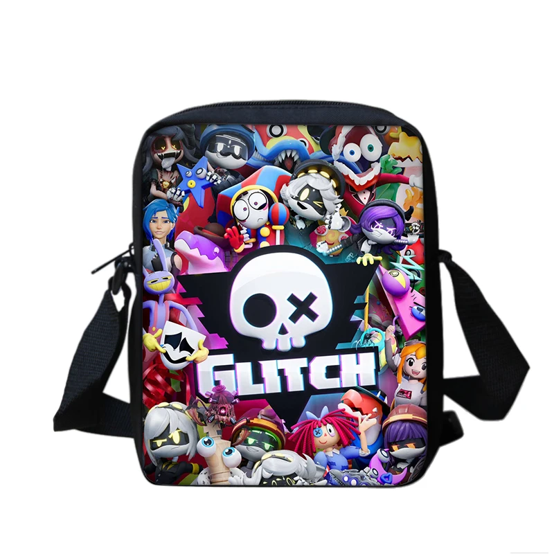 Сумка на плечо с мультяшным принтом для мальчиков и девочек