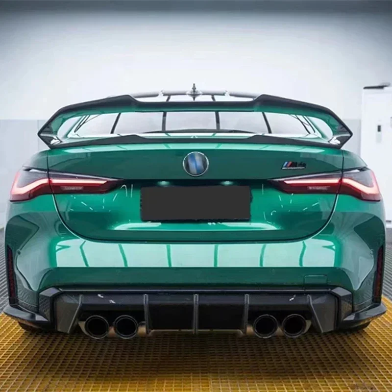 New！ For BMW G80 G82 M3 M4 pure carbon fiber racing sports rear trunk lid spoiler body modification accessories 2021 2022 2023