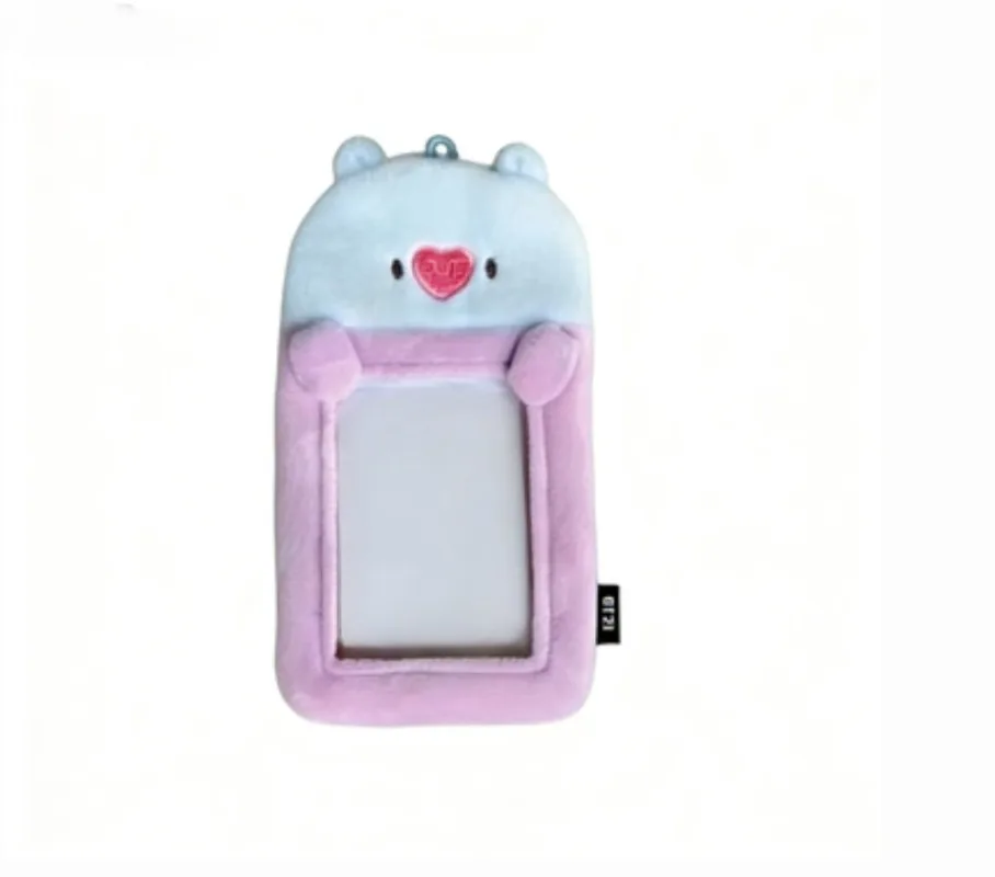 Latest model 2026 BT21 CHIMMY KOYA MANG SHOOKY 3-inch Card Holder with Photo Display Cover for Korean Celebrity ID Photo Cards view 2
