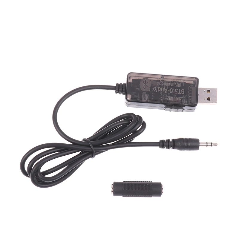 Wireless USB Audio Speaker for Car, Bluetooth Receiver, AUX Cable, Headset Conversion Module Adapter