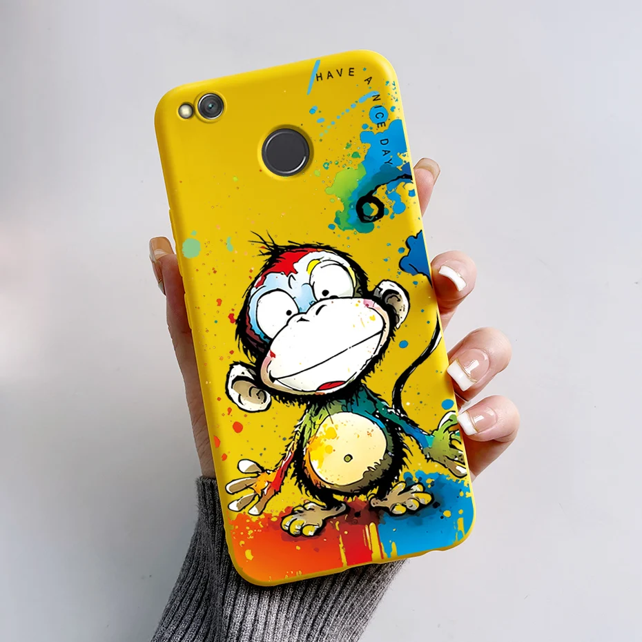 For Xiaomi Redmi 4X Case 4 X Cover Cute Bear Cartoon Frog Soft Silicone Back Case For xiaomi Redmi 4X Pro Redmi4X X4 Phone Case