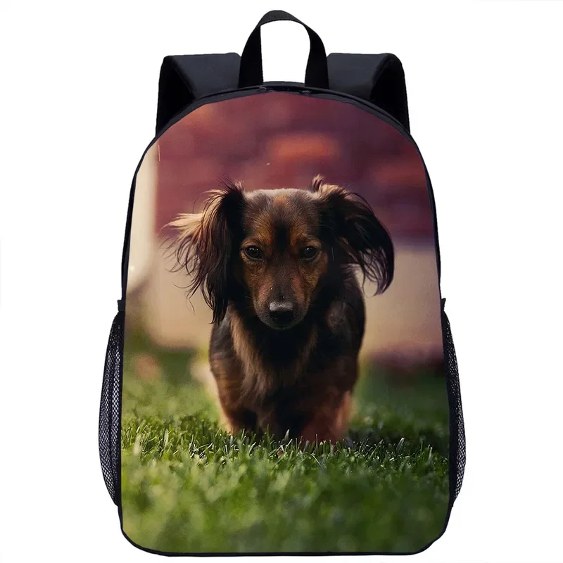 

Dog Backpack Children's School Backpack Kids Cool Animal 3D Print Travel Laptop Bag 17in School Season Gift for Boys Girls