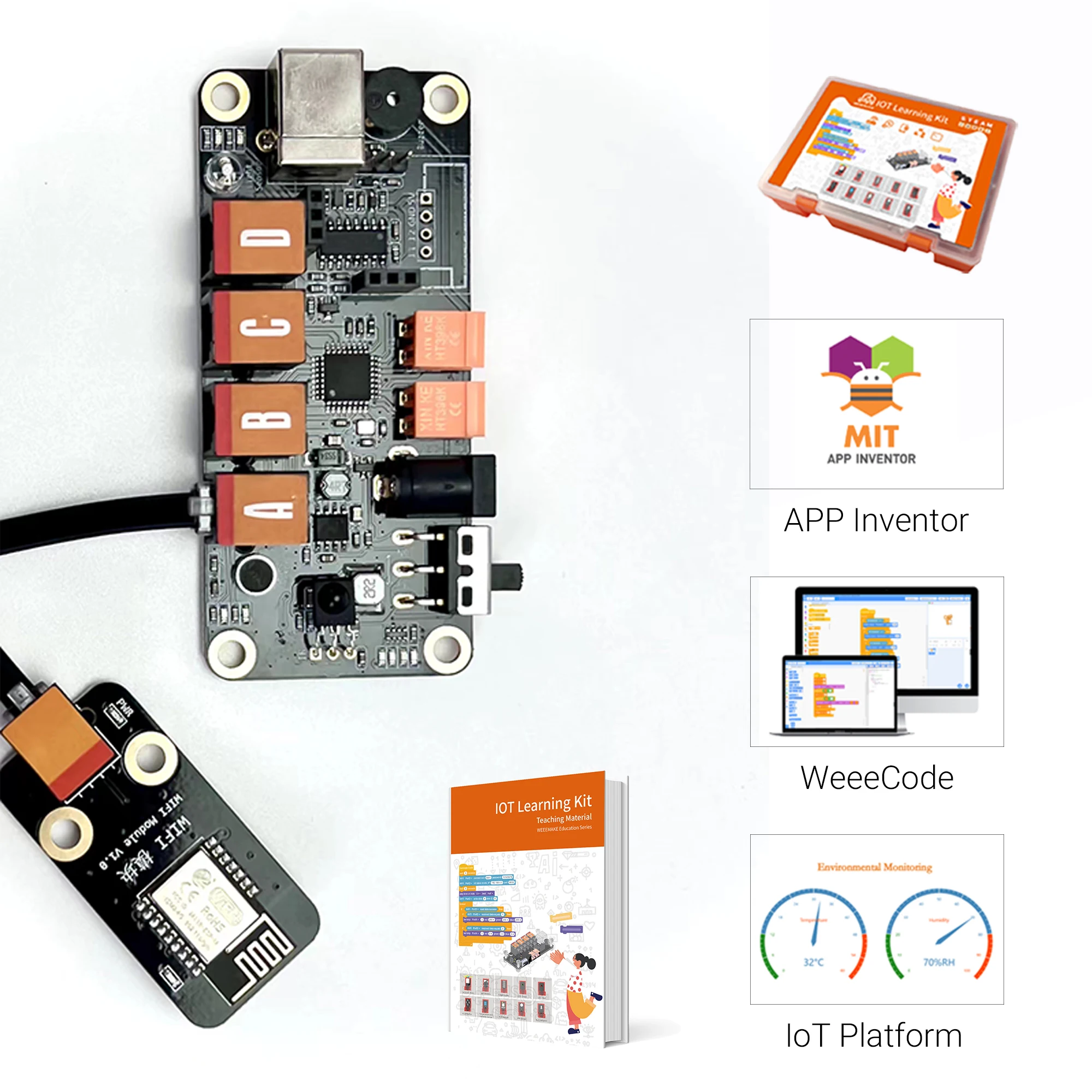 Weeemake IoT Learning Kit App Inventor Smart Programming STEM Educational Kit