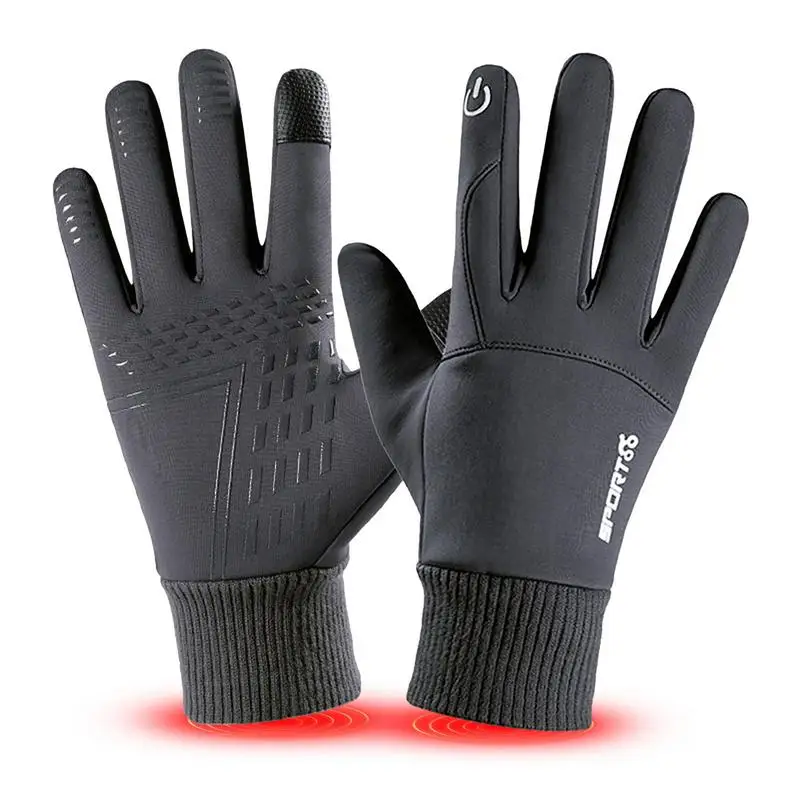 Thermal Winter Gloves Winter Waterproof Warm Snow Gloves Touchscreen Warm Gloves For Cyclists And Motorcyclists