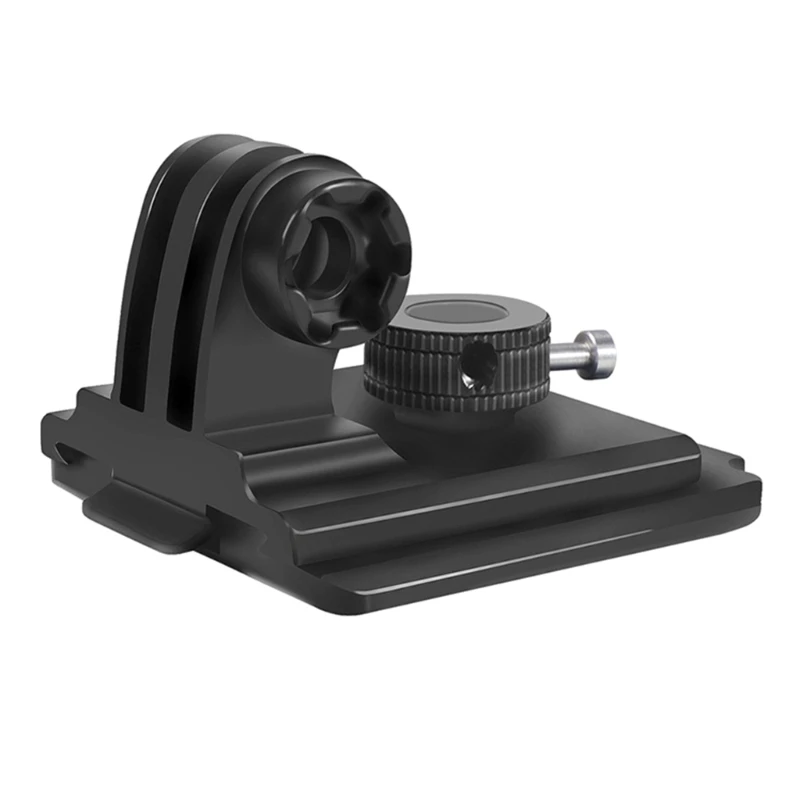 L4MDヘルメットマウントベースは、アクションカメラ用のネジナットアダプター付きブラケットを固定します